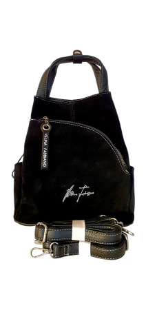 Rucsacuri Dama - Rucsac Dama Piele Naturala Negru Diana G03972