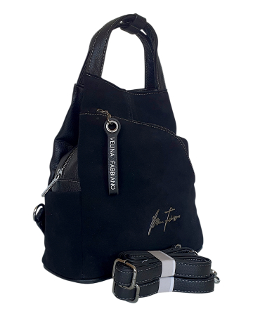 Rucsacuri Dama - Rucsac Dama Piele Naturala Negru Diana G04805