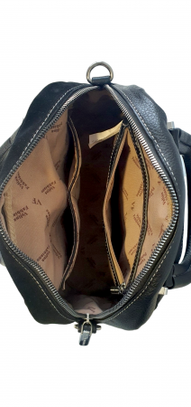 Rucsac Dama Piele Naturala Negru Fabia V. Fabbiano  G03370 [5]