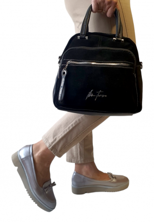 Rucsac Dama Piele Naturala Negru Fabia V. Fabbiano  G03370 [6]