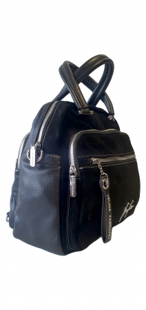 Rucsac Dama Piele Naturala Negru Fabia V. Fabbiano  G03370 [1]