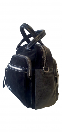 Rucsac Dama Piele Naturala Negru Fabia V. Fabbiano  G03370 [2]