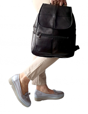 Rucsac Dama Piele Naturala Negru Fiona G03448 [7]