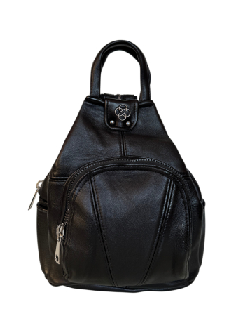 Rucsacuri Dama - Rucsac Dama Piele Naturala Negru Jetmira G03318