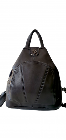 Rucsacuri Dama - Rucsac Dama Piele Naturala Negru Jetmira G03318