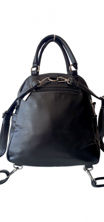 Rucsac Dama Piele Naturala Negru Lia V. Fabbiano G04176 [3]