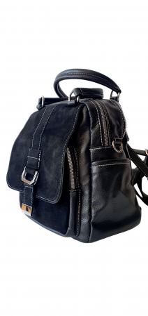 Rucsac Dama Piele Naturala Negru Lia V. Fabbiano G04176 [2]