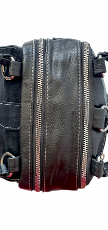 Rucsac Dama Piele Naturala Negru Lia V. Fabbiano G04176 [5]