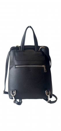 Rucsac Dama Piele Naturala Negru Lula G03211 [4]