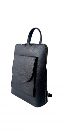 Rucsac Dama Piele Naturala Negru Lula G03211 [3]