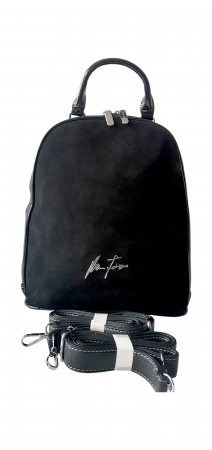 Rucsacuri Dama - Rucsac Dama Piele Naturala Negru Luminita G03988