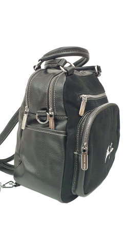 Rucsac Dama Piele Naturala Negru Pia G02470 [2]