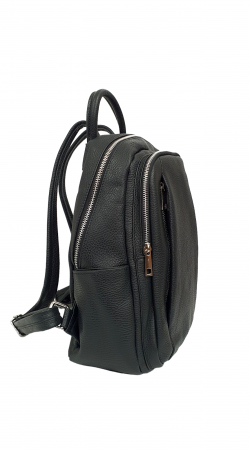 Rucsac Dama Piele Naturala Negru Sia G02540 [2]