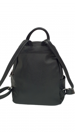 Rucsac Dama Piele Naturala Negru Sia G02540 [4]