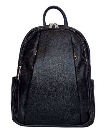 Rucsacuri Dama - Rucsac Dama Piele Naturala Negru Sia G02540