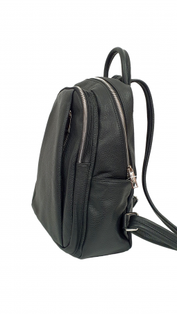 Rucsac Dama Piele Naturala Negru Sia G02540 [3]