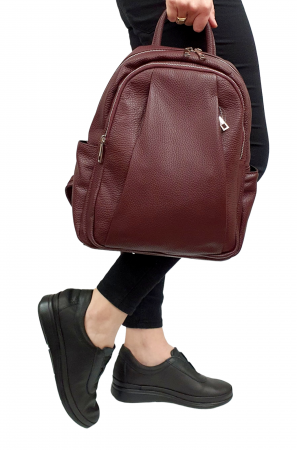 Rucsac Dama Piele Naturala Grena Sia G02611 [1]