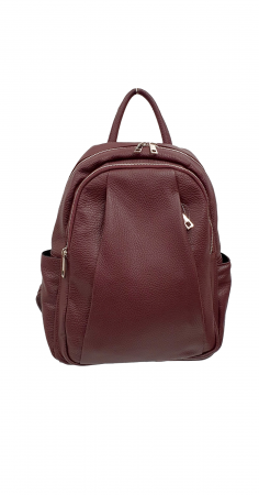 Rucsacuri Dama - Rucsac Dama Piele Naturala Grena Sia G02611