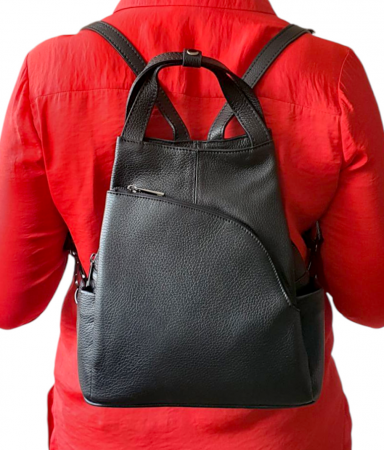 Rucsac Dama Piele Naturala Negru Tokio G04250 [7]