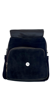 Rucsac Dama Piele Naturala Negru V.Fabbiano Carmen G04545 [4]
