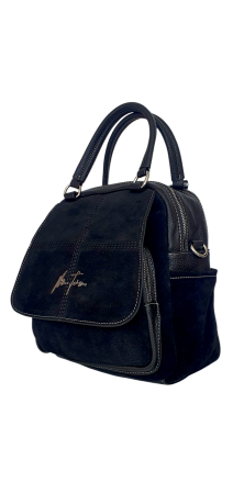 Rucsac Dama Piele Naturala Negru V.Fabbiano Carmen G04545 [2]