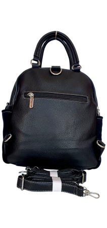 Rucsac Dama Piele Naturala Negru V.Fabbiano Geo G04539 [3]