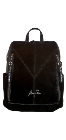 Rucsacuri Dama - Rucsac Dama Piele Naturala Negru V.Fabbiano Julia G04586