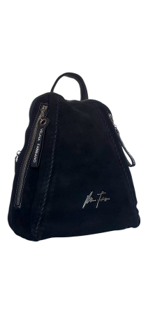 Rucsac Dama Piele Naturala Negru V.Fabbiano Smaranda G04464 [1]