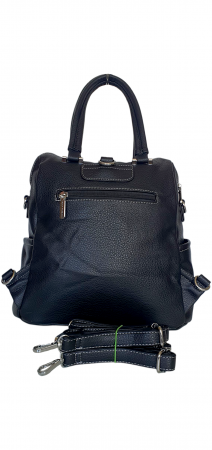 Rucsac Dama Piele Naturala Negru Velina G04418 [2]