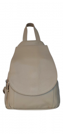 Rucsacuri Dama - Rucsac Dama Piele Naturala Grej Vernis G04252