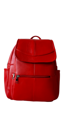 Rucsac Dama Piele Naturala Rosu Fiona G04559 [1]