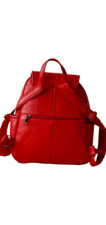 Rucsac Dama Piele Naturala Rosu Fiona G04559 [3]