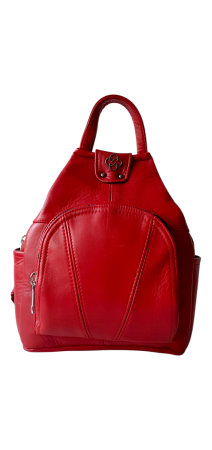 Rucsac Dama Piele Naturala Rosu Jetmira G04561 [1]