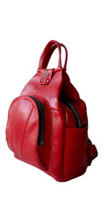 Rucsac Dama Piele Naturala Rosu Jetmira G04561 [2]