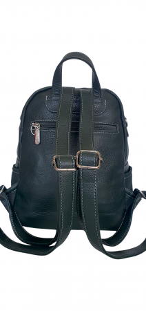 Rucsac Dama Piele Naturala Verde Bianca V. Fabbiano G04415 [1]