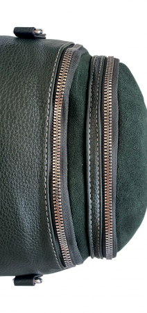 Rucsac Dama Piele Naturala Verde Bianca V. Fabbiano G04415 [4]