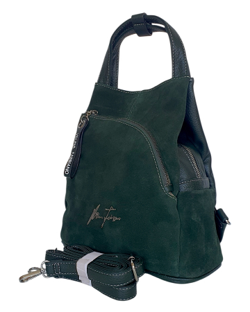 Rucsacuri Dama - Rucsac Dama Piele Naturala Verde Diana G04807