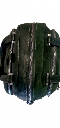 Rucsac Dama Piele Naturala Verde Fabia V. Fabbiano  G03372 [4]