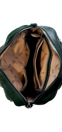 Rucsac Dama Piele Naturala Verde Fabia V. Fabbiano  G03372 [5]