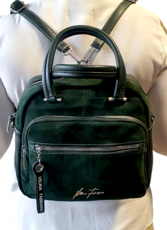 Rucsac Dama Piele Naturala Verde Fabia V. Fabbiano  G03372 [7]