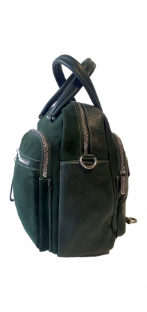 Rucsac Dama Piele Naturala Verde Fabia V. Fabbiano  G03372 [2]