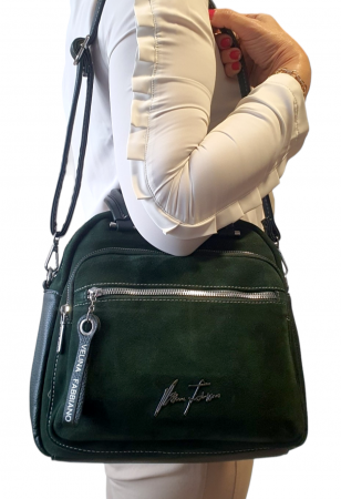 Rucsac Dama Piele Naturala Verde Fabia V. Fabbiano  G03372 [8]
