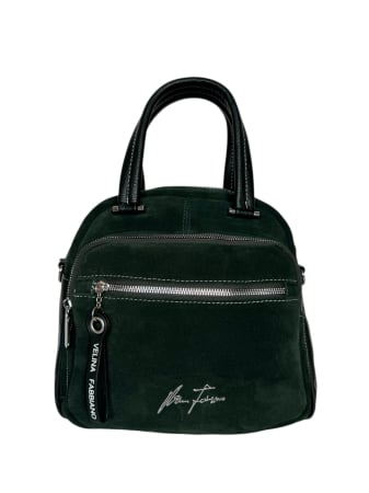 Rucsacuri Dama - Rucsac Dama Piele Naturala Verde Fabia V. Fabbiano  G03372