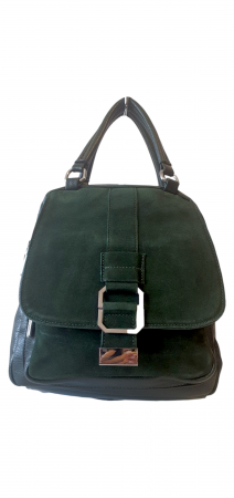 Rucsacuri Dama - Rucsac Dama Piele Naturala Verde Lia  V. Fabbiano G03214