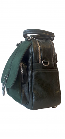 Rucsac Dama Piele Naturala Verde Lia  V. Fabbiano G03214 [2]