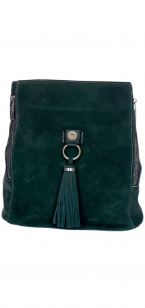 Rucsac Dama Piele Naturala Verde V.Fabbiano Anelis G04381 [4]