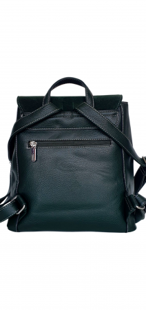 Rucsac Dama Piele Naturala Verde V.Fabbiano Anelis G04381 [3]