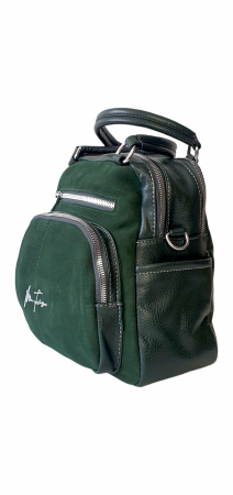 Rucsac Dama Piele Naturala Verde V.Fabbiano Pia G03112 [2]