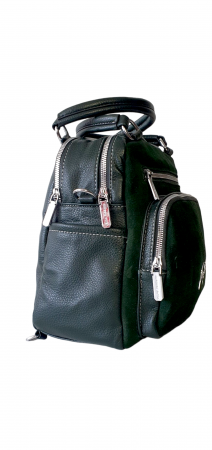 Rucsac Dama Piele Naturala Verde V.Fabbiano Pia G03112 [1]