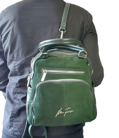 Rucsac Dama Piele Naturala Verde V.Fabbiano Pia G03112 [7]